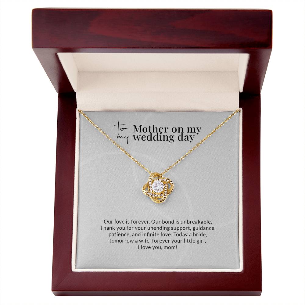 To My Mother | Love Knot Necklace