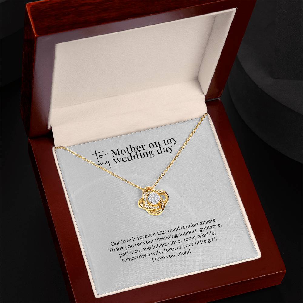To My Mother | Love Knot Necklace